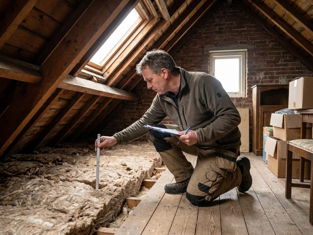Isolatiedikte meten in een bestaande woning