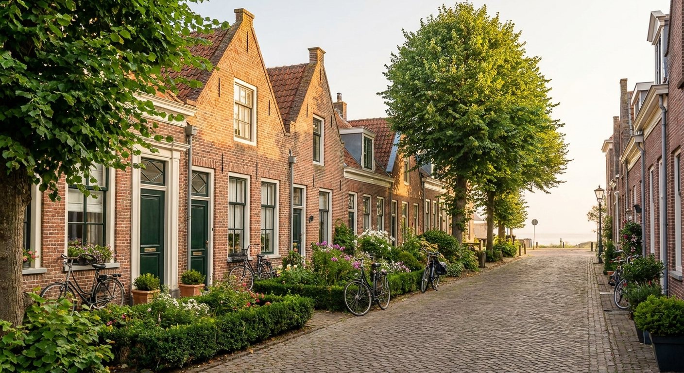 Woonstraat in Zeeland