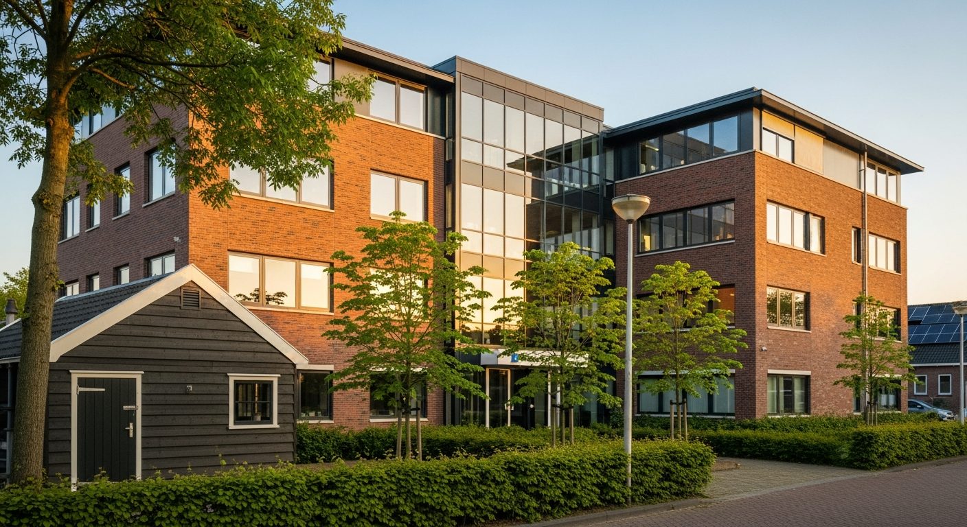 Modern Nederlands kantoorpand — energielabel kantoor
