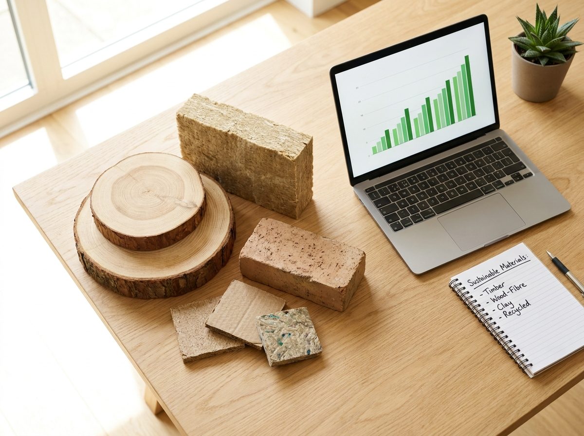 Duurzame bouwmaterialen en milieuprestatieberekening voor de MPG