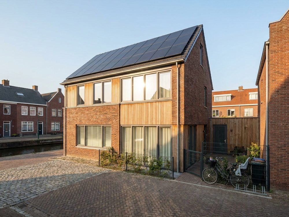 Energiezuinige nieuwbouwwoning met zonnepanelen